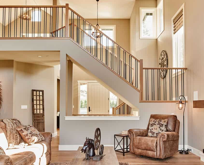 custom home Toronto inside living room